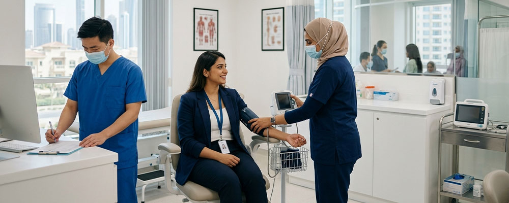 Medical screening required for expats before starting employment in UAE
