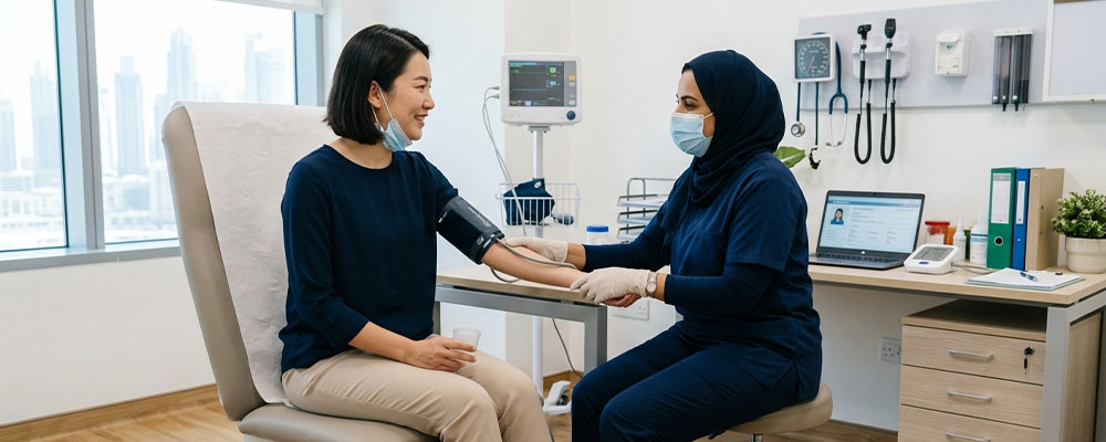 Medical test required for renewing existing UAE residence visa